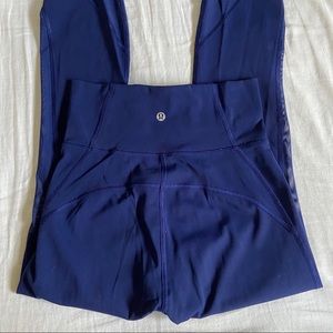 LULULEMON NAVY HIGH RISE LEGGINGS